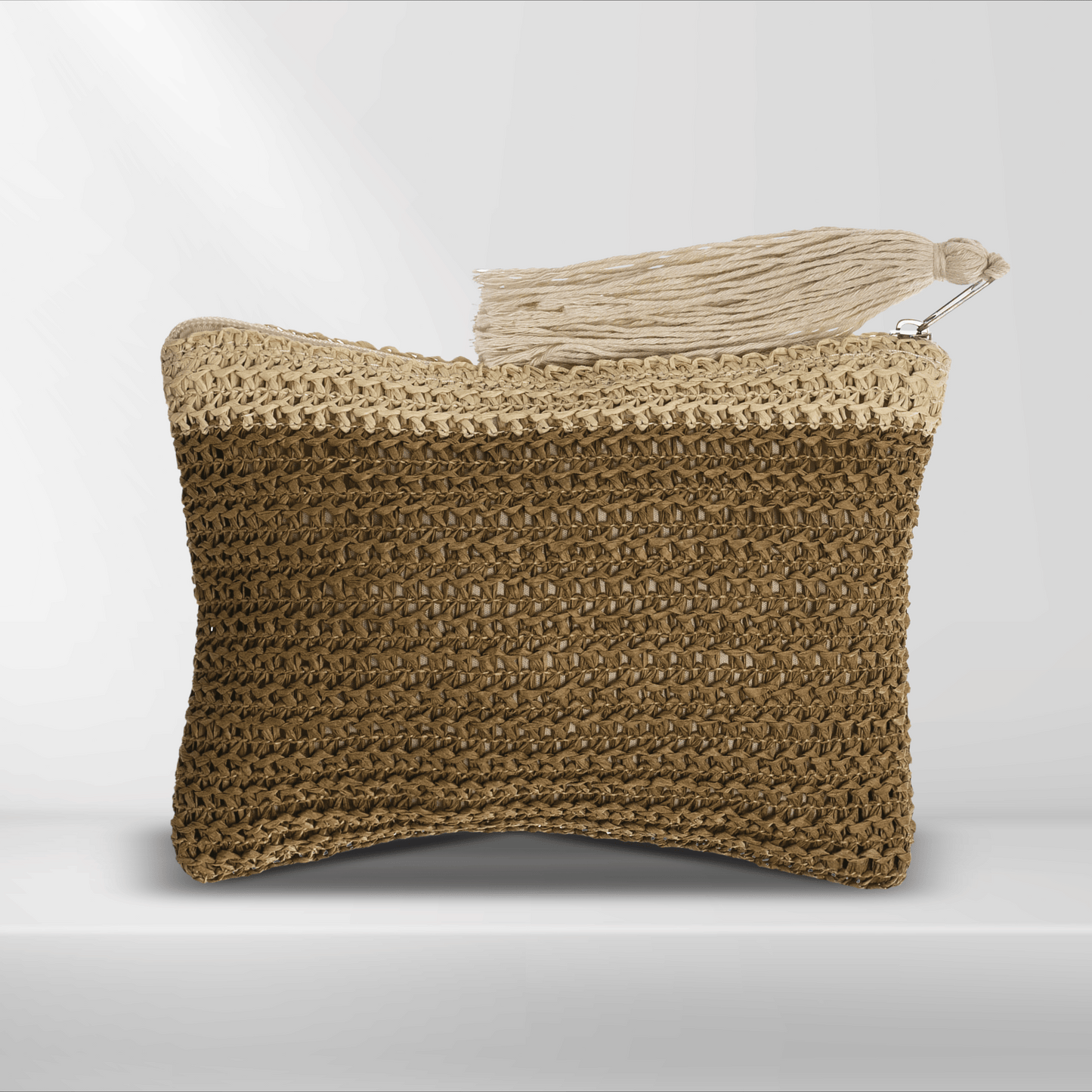 Straw Clutch - Aura Clutch - 23x16 cm