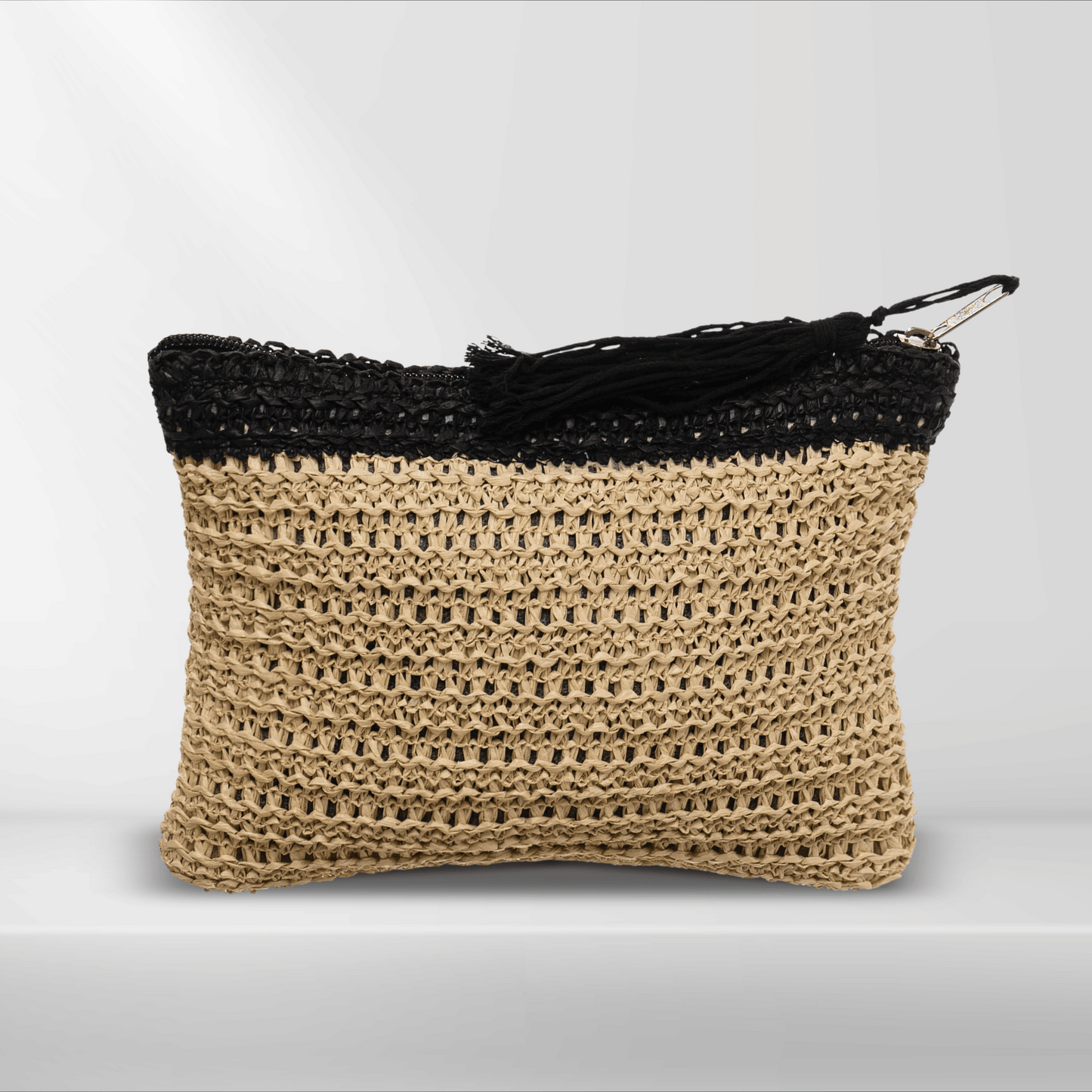 Straw Clutch - Aura Clutch - 23x16 cm