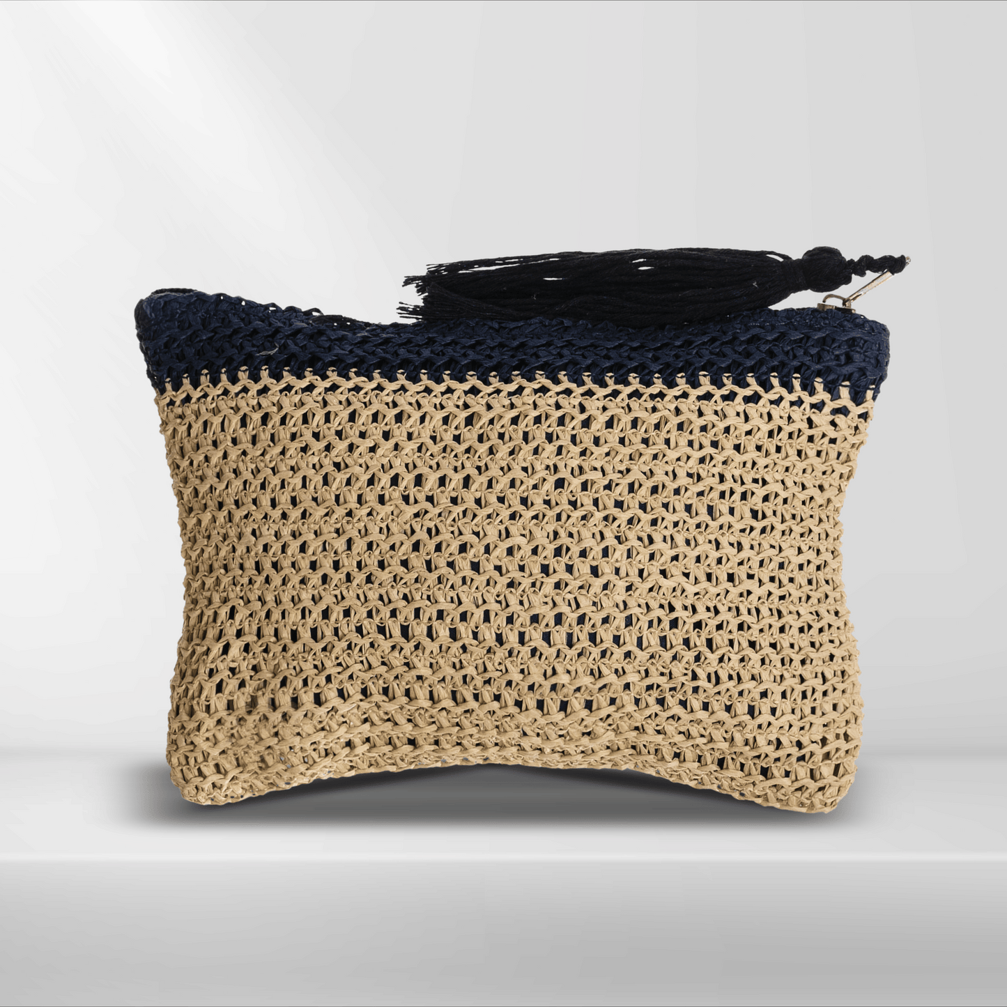 Straw Clutch - Aura Clutch - 23x16 cm