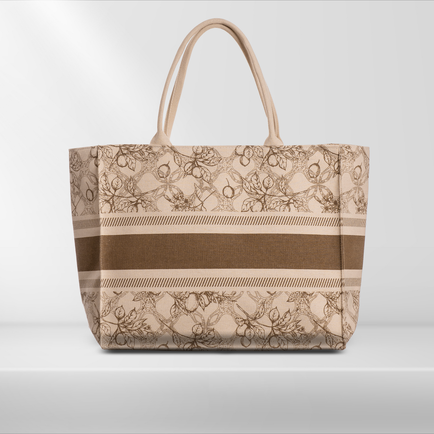 Canvas bag - Chain Maxi Bag - 42x36x19 cm