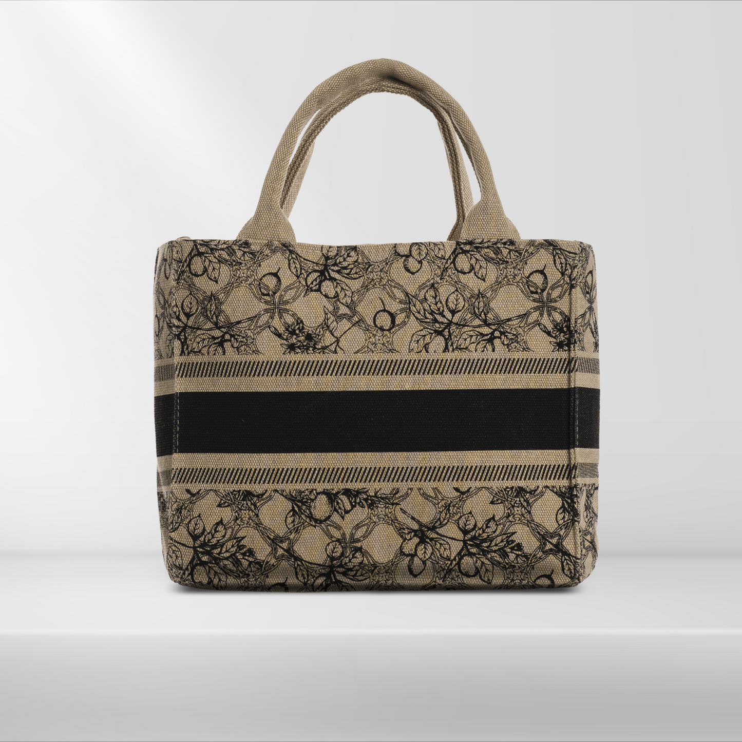 Canvas bag - Chain Mini Bag - 25x21x13 cm