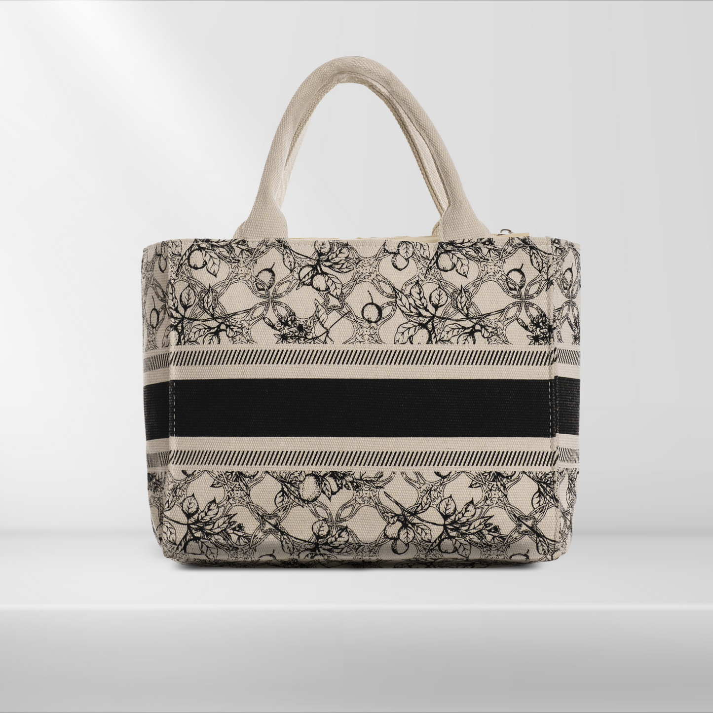 Canvas bag - Chain Mini Bag - 25x21x13 cm