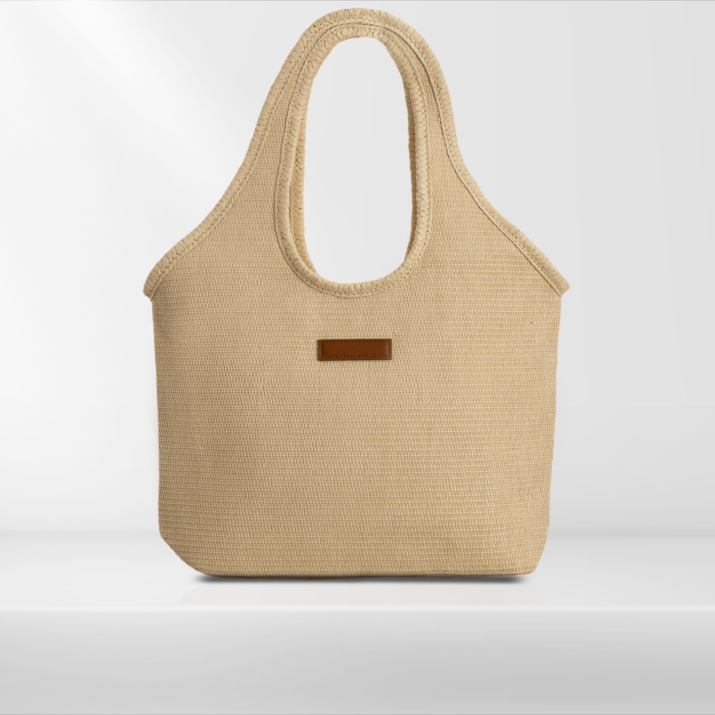Borsa in Paglia - Yves Tote Bag - 44x56x13 cm - Donna