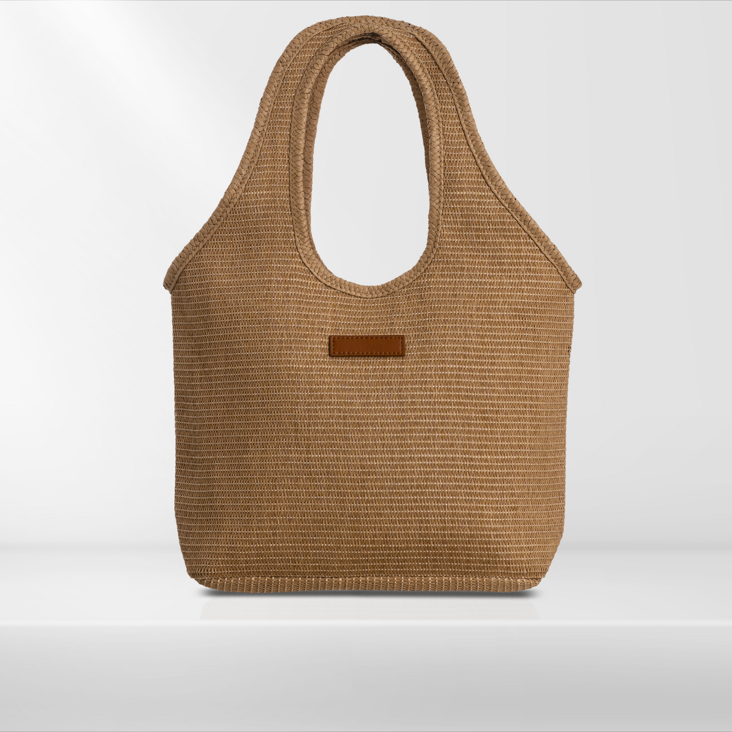 Borsa in Paglia - Yves Tote Bag - 44x56x13 cm - Donna