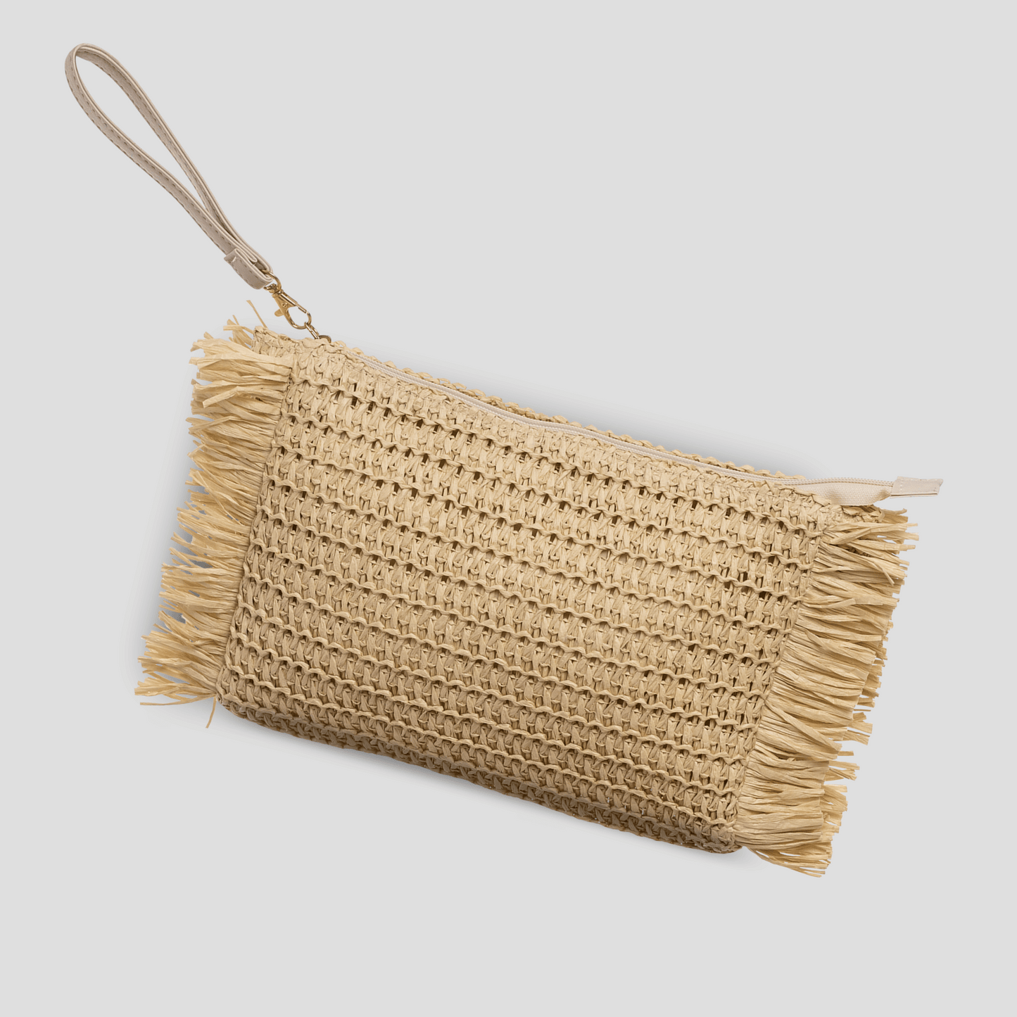 Straw Clutch - Dune Clutch - 27x20.5 cm
