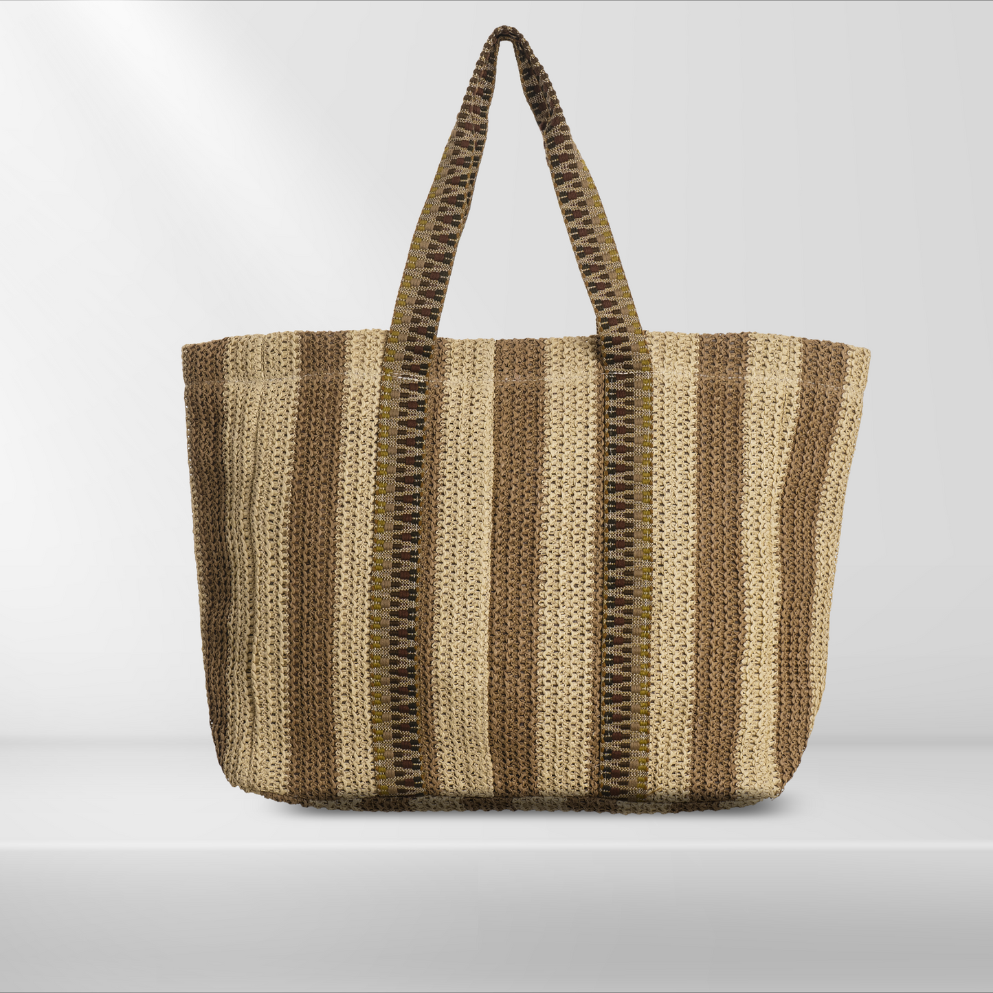 Borsa in Paglia - Cuba Maxi Bag - 48x38x16 cm - BAG 238