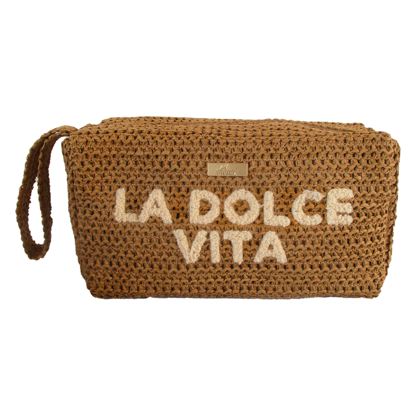 Pochette Beauty in Paglia "La Dolce Vita" - BAG246