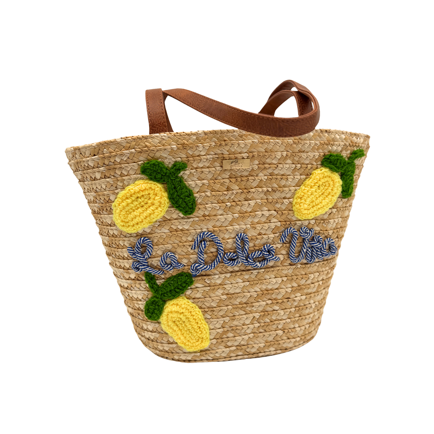Borsa in Paglia - La Dolce Vita Basket in Paglia Mini - 43x27x14 cm - BAG249