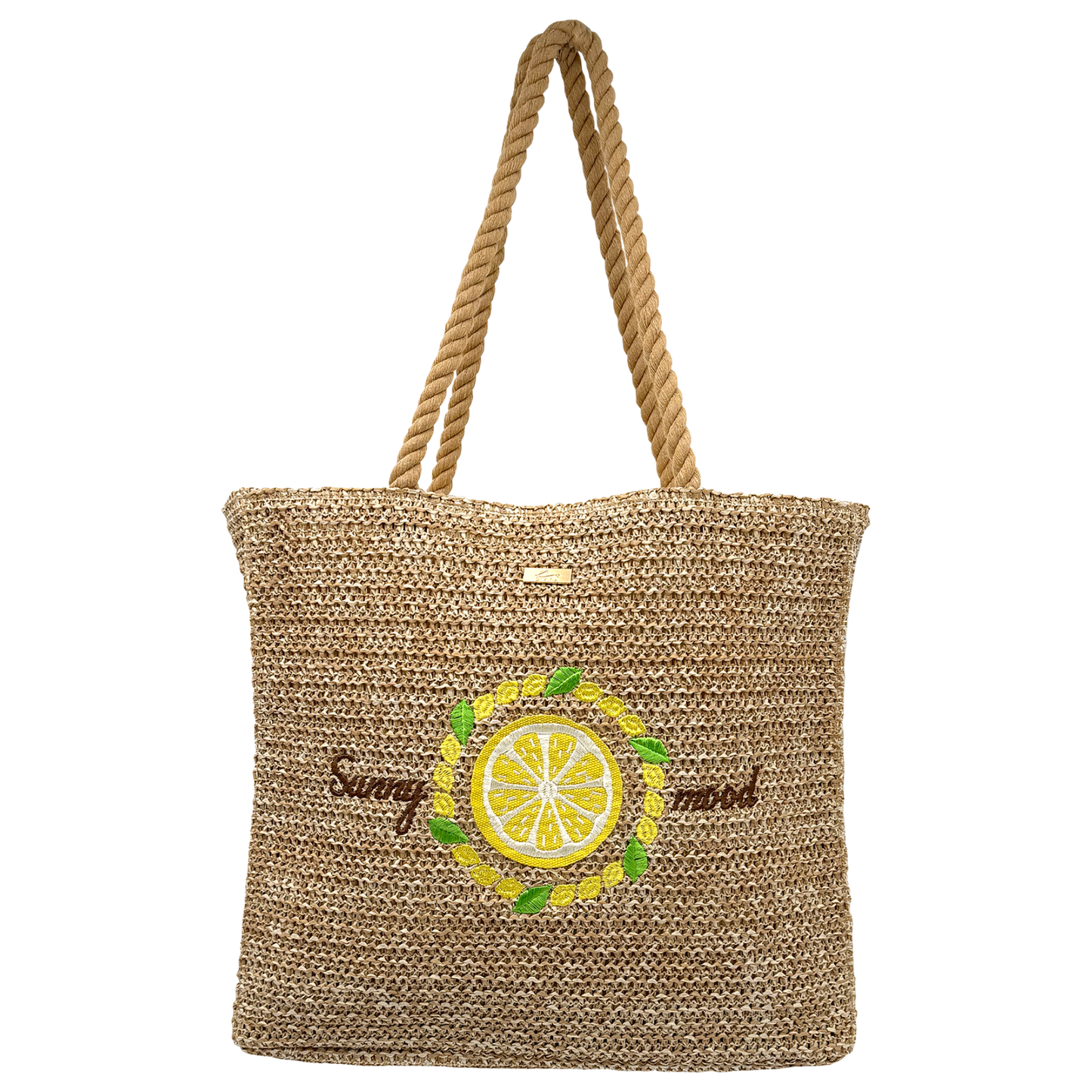 Borsa in Paglia - Costiera -  40x35x11 cm - BAG252