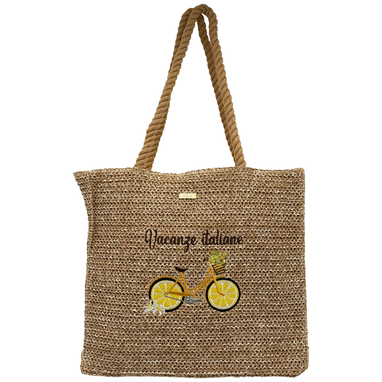 Borsa in Paglia - Costiera -  40x35x11 cm - BAG252