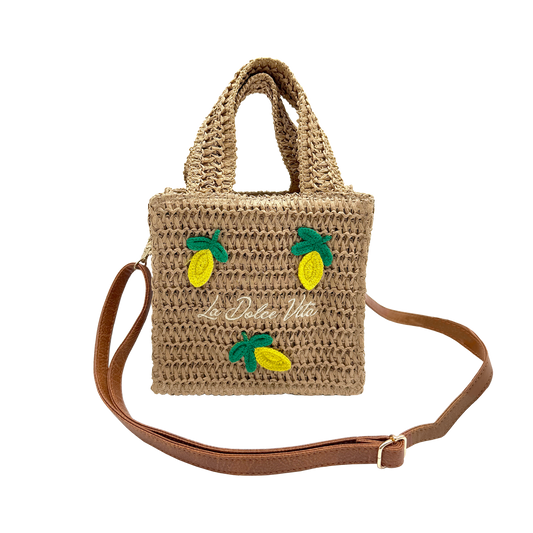 Borsa Mini in Paglia La Dolce Vita - 19x18x9 cm - BAG273
