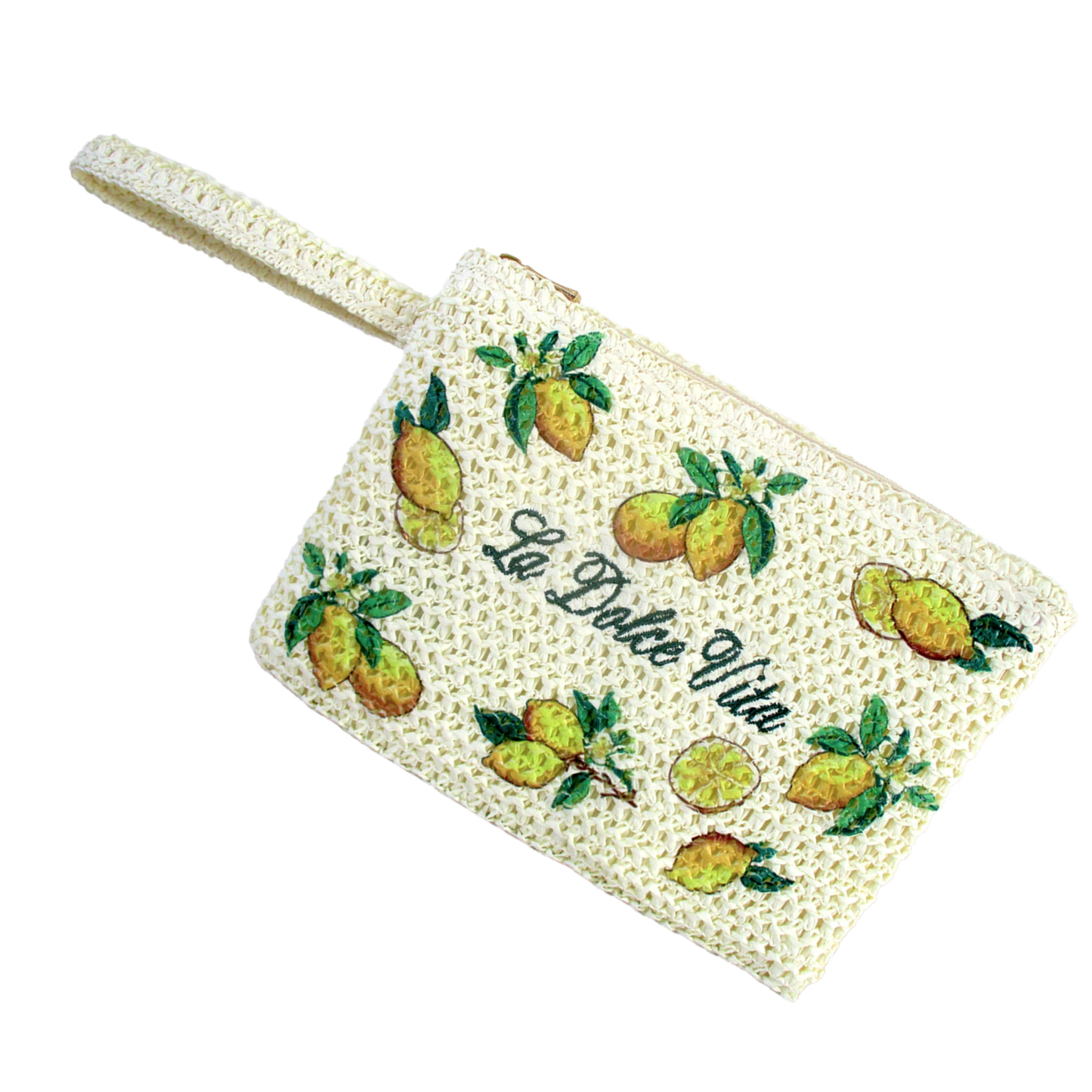 Pochette Fogliata Limoni La Dolce Vita 23x16 cm - BAG277