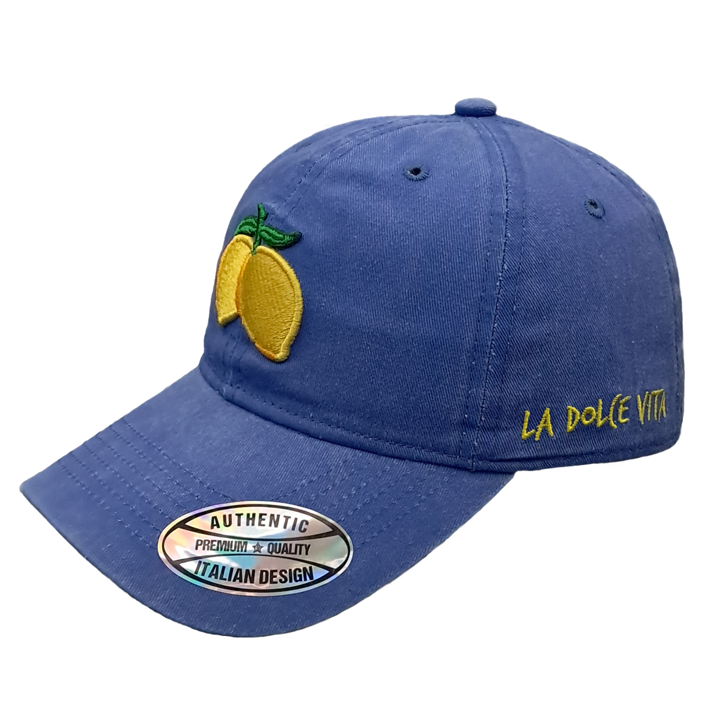 Cappello Baseball Unisex con Patch Limoni Ricamata – Stile Italiano Casual - BAS144