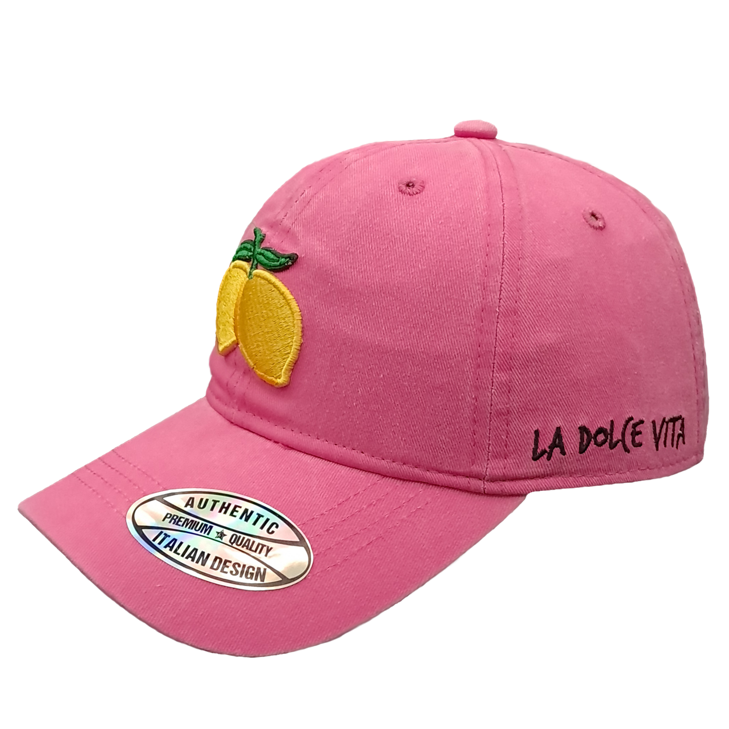 Cappello Baseball Unisex con Patch Limoni Ricamata – Stile Italiano Casual - BAS144