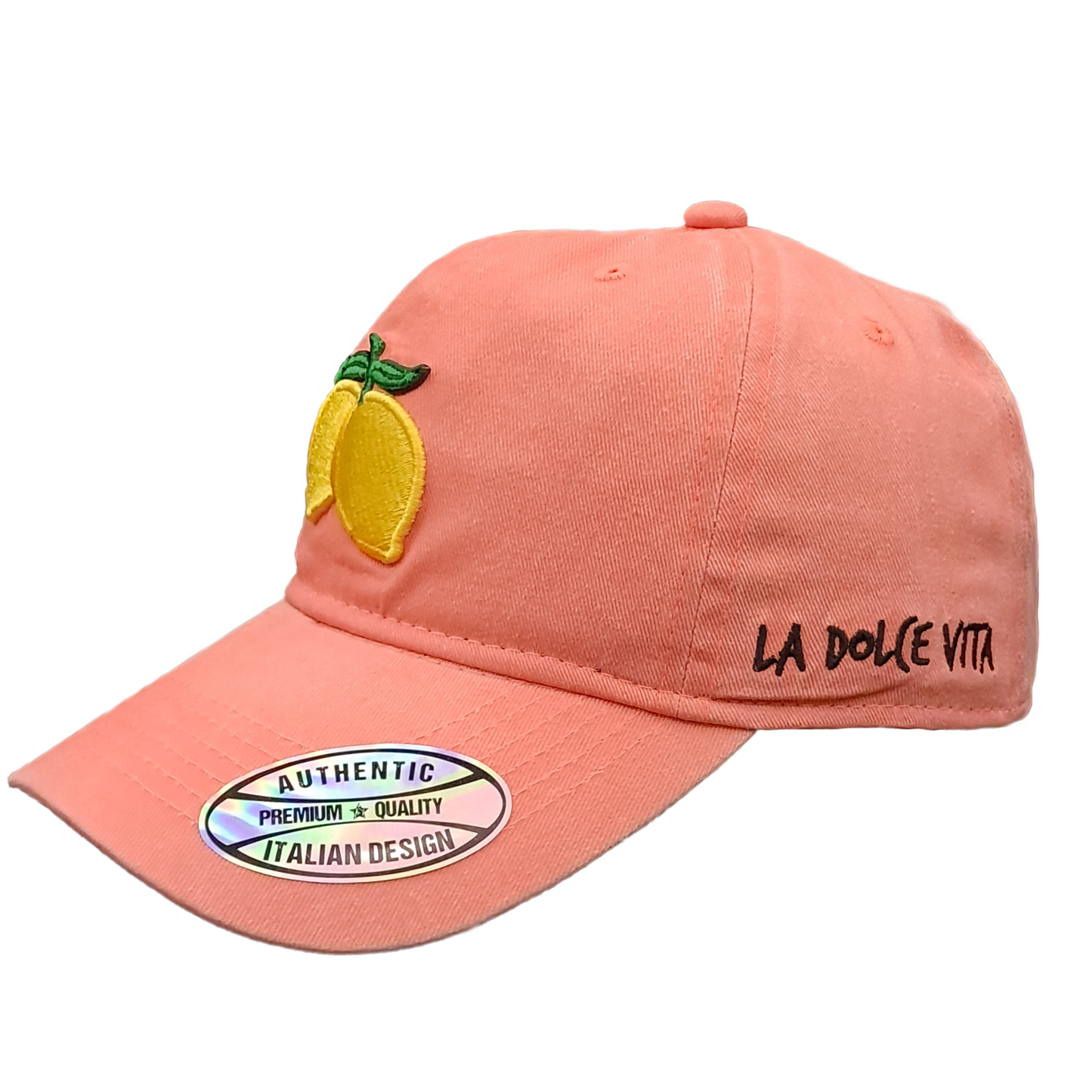 Cappello Baseball Unisex con Patch Limoni Ricamata – Stile Italiano Casual - BAS144