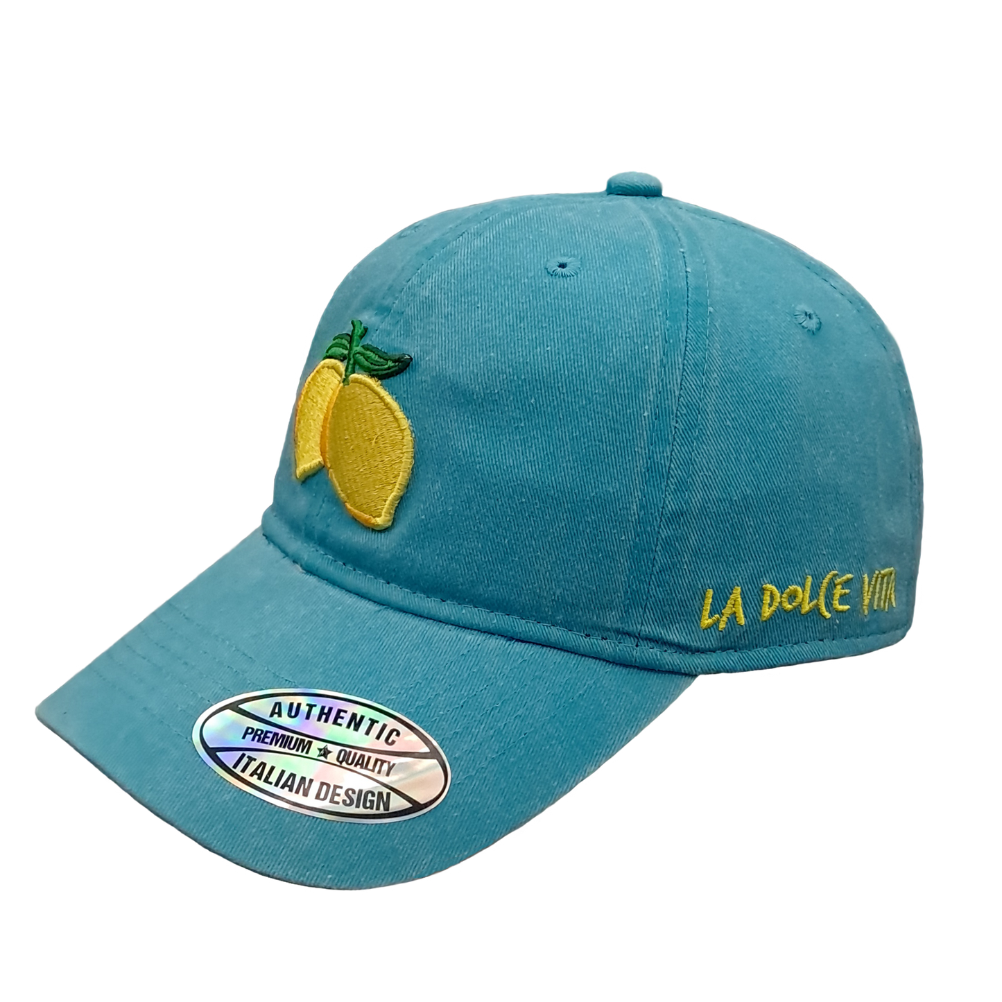 Cappello Baseball Unisex con Patch Limoni Ricamata – Stile Italiano Casual - BAS144