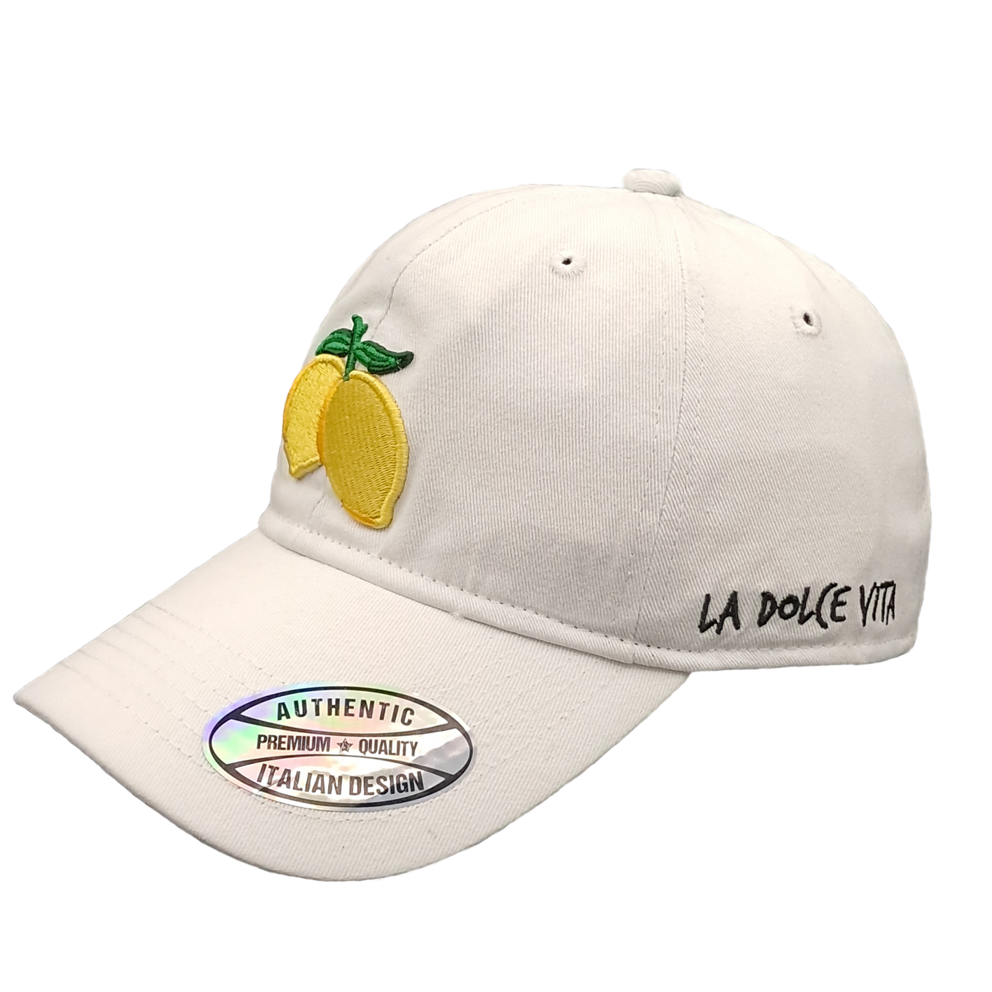 Cappello Baseball Unisex con Patch Limoni Ricamata – Stile Italiano Casual - BAS144