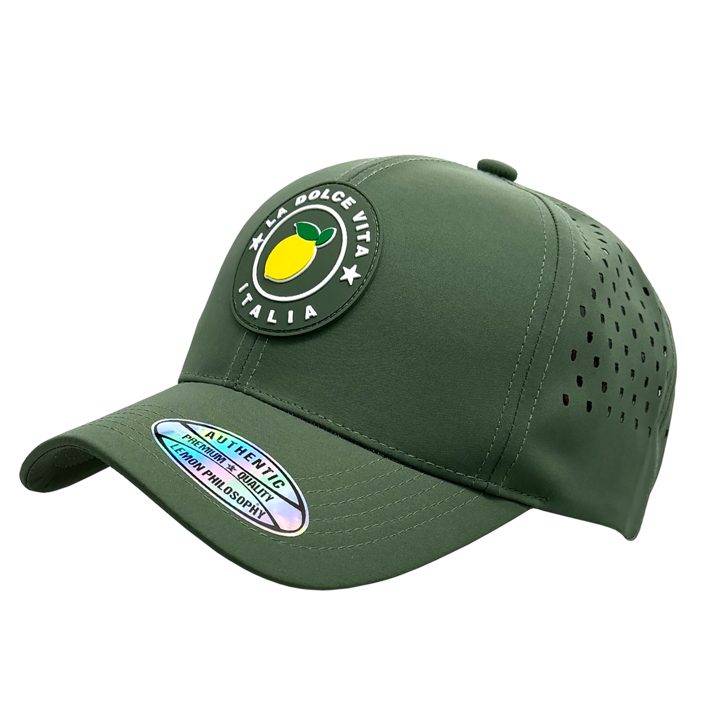 Cappello Baseball Unisex con Patch Gommata 3D “La Dolce Vita Italia” - BAS176