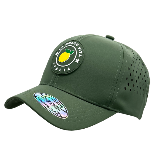 Cappello Baseball Unisex con Patch Gommata 3D “La Dolce Vita Italia” - BAS176