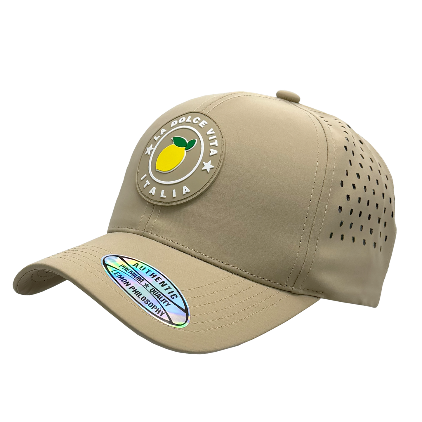 Cappello Baseball Unisex con Patch Gommata 3D “La Dolce Vita Italia” - BAS176