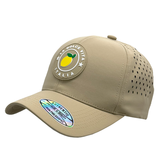 Cappello Baseball Unisex con Patch Gommata 3D “La Dolce Vita Italia” - BAS176