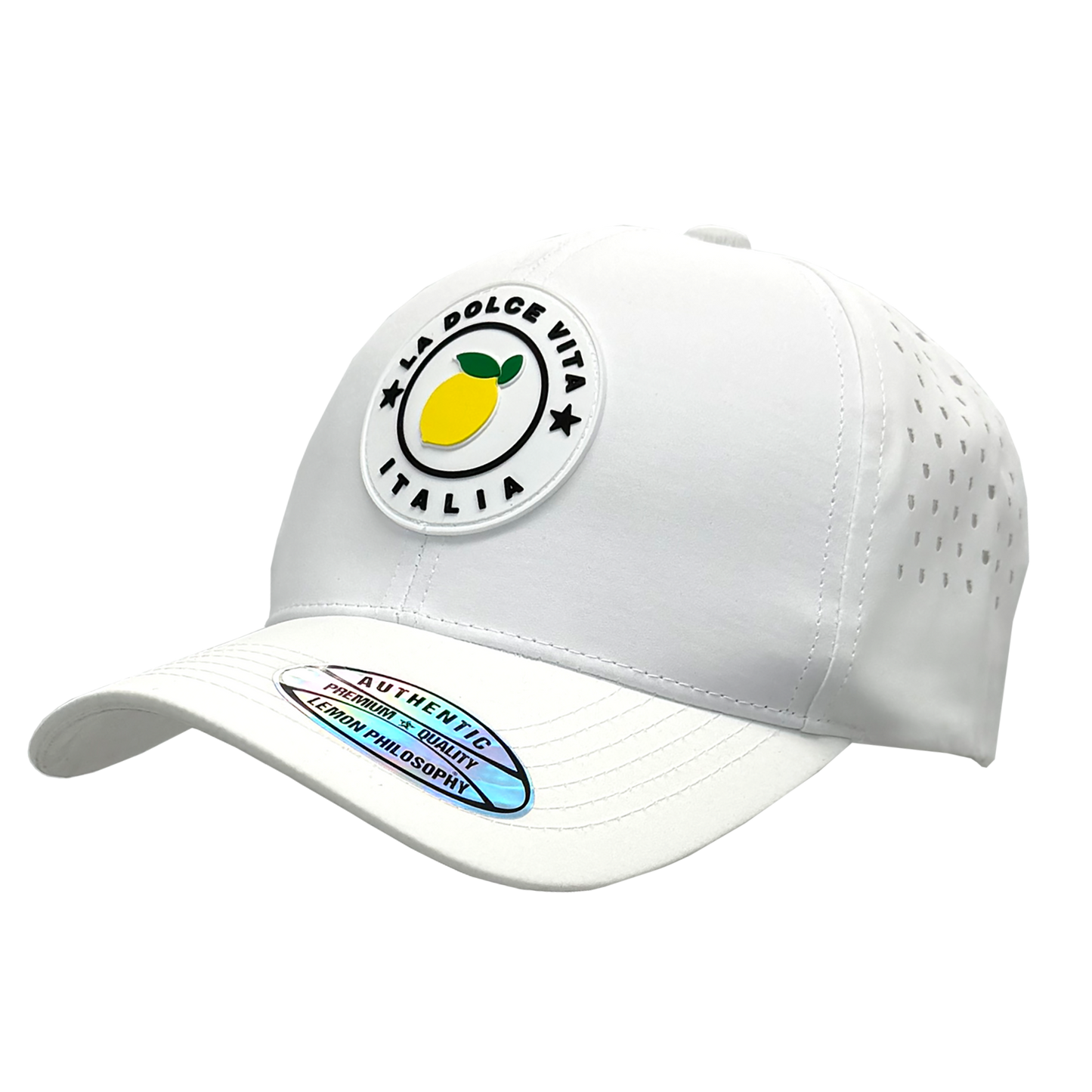 Cappello Baseball Unisex con Patch Gommata 3D “La Dolce Vita Italia” - BAS176