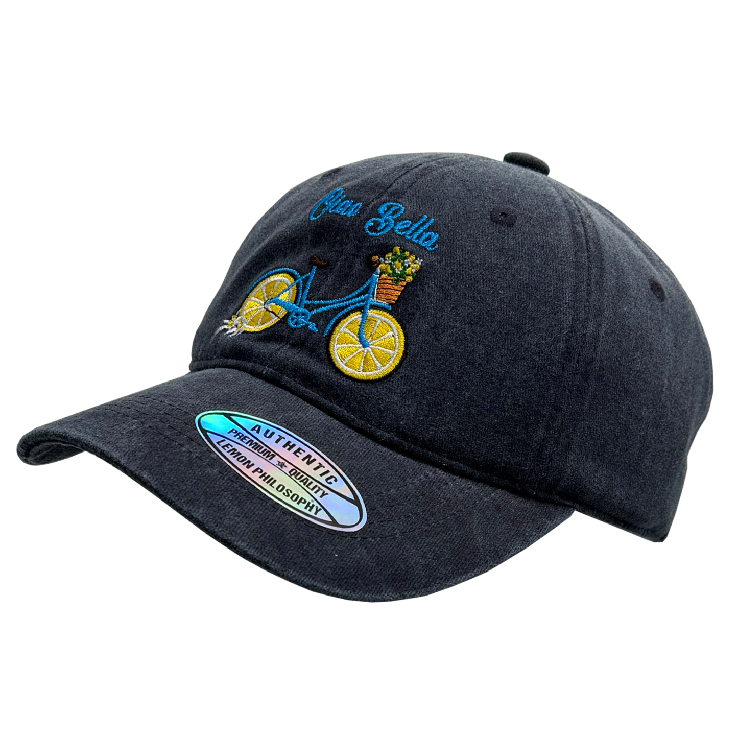 Cappello Baseball Unisex con Ricami Mediterranei in Rilievo - BAS178