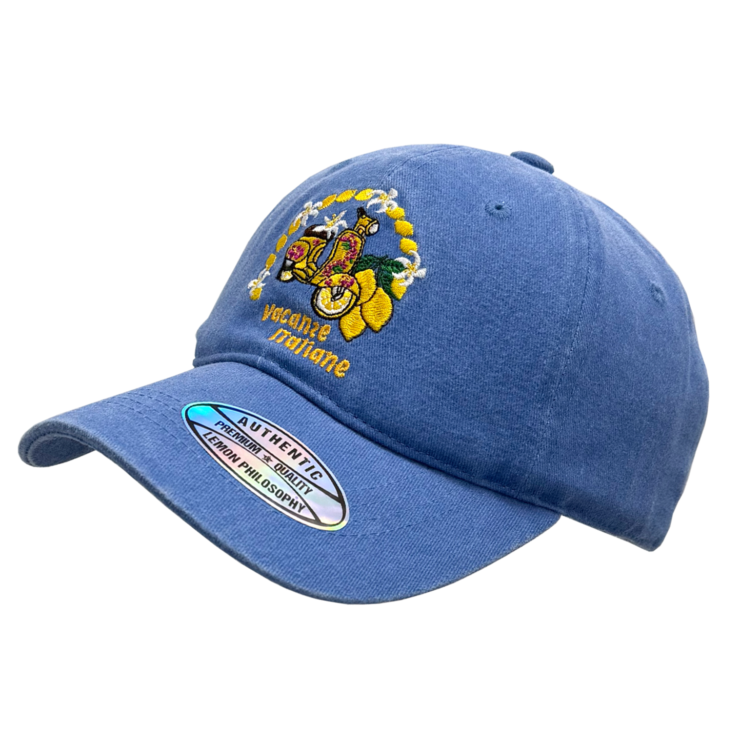 Cappello Baseball Unisex con Ricami Mediterranei in Rilievo - BAS178