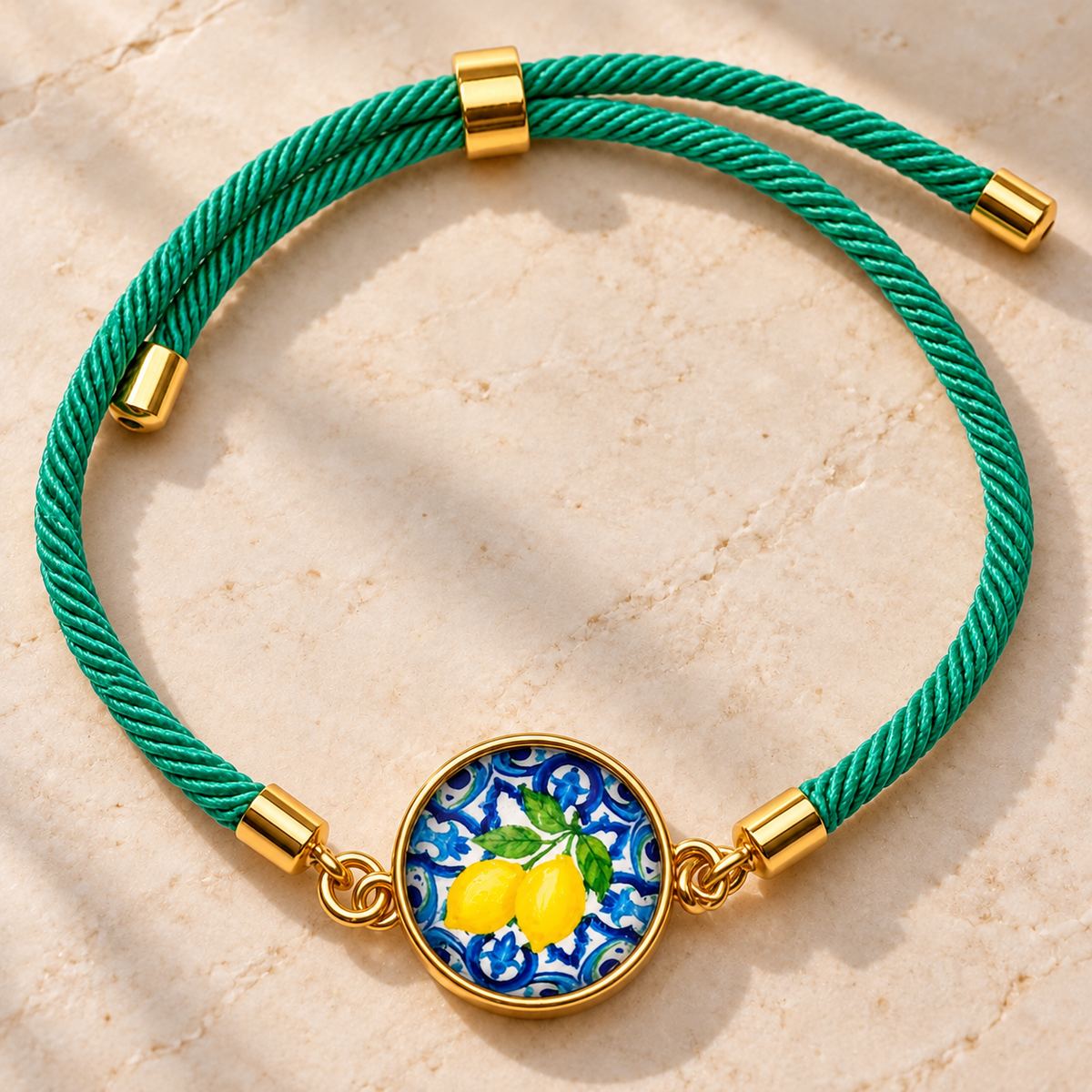 BRC37 – Bracciale con medaglione decorato