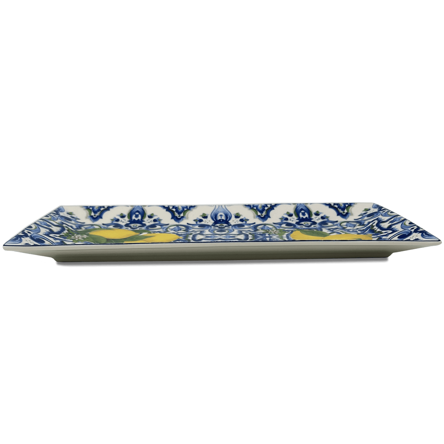 Box Ceramica luxury Lemon Platter - 1 piatto rettangolare da 30,5 cm