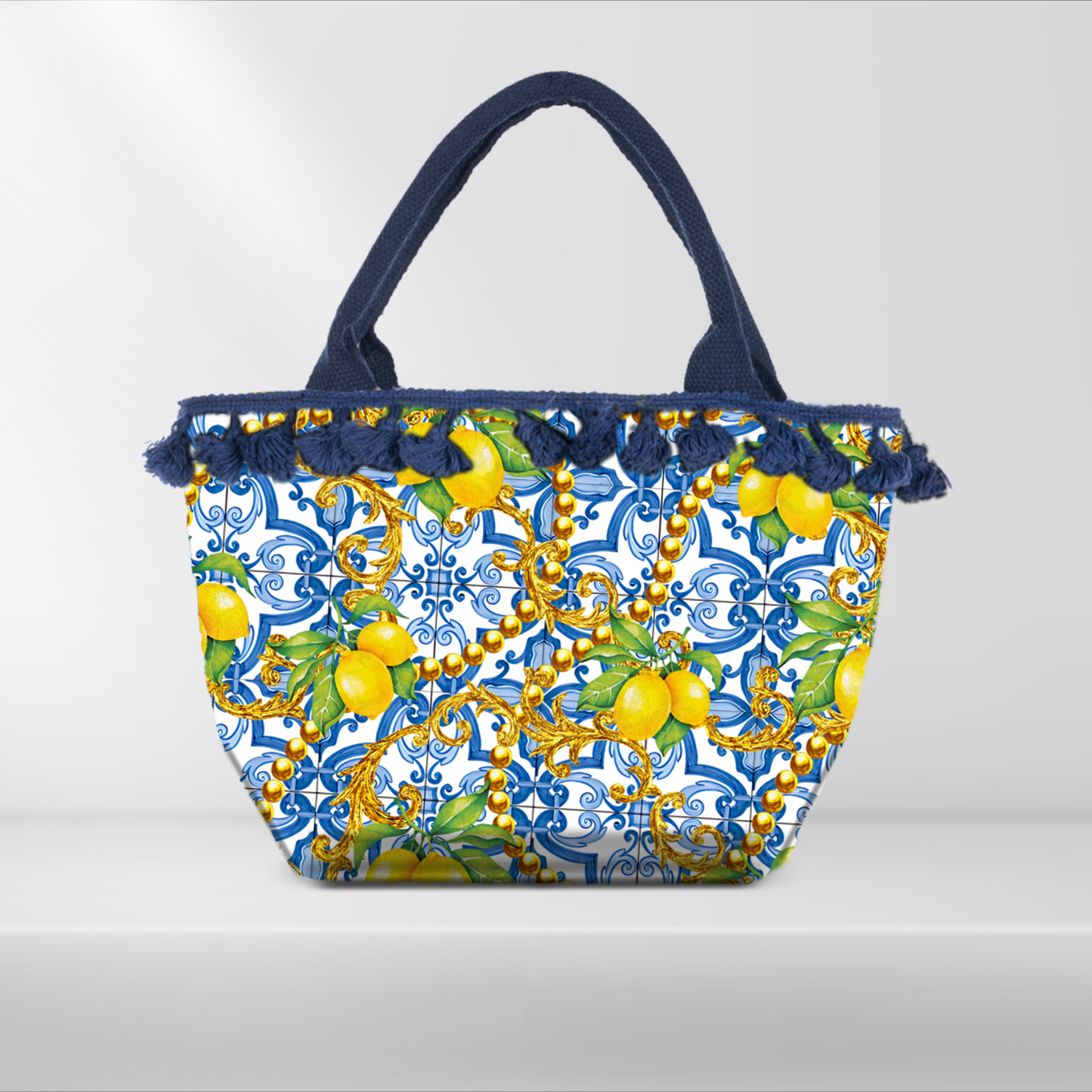 Full Print Bag - Mediterranea Mini Bag - 33x19 cm
