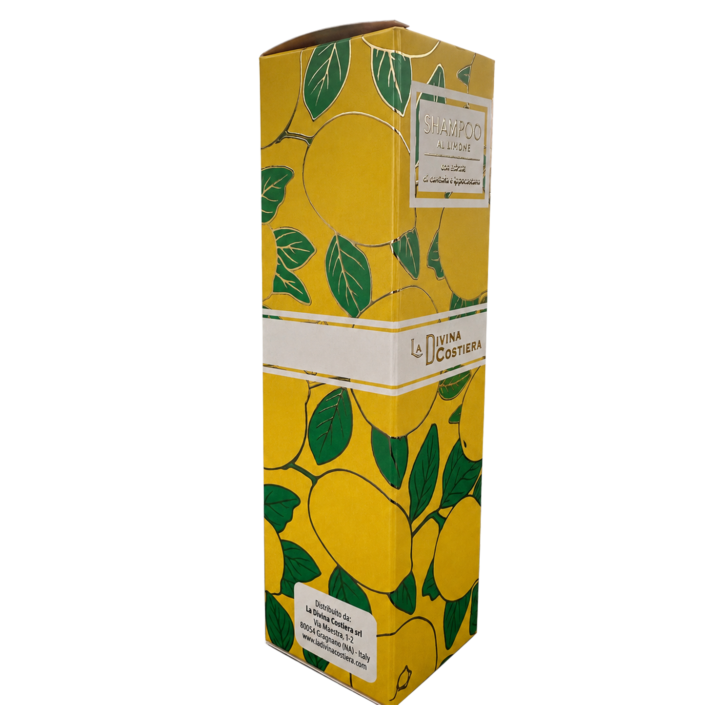 Shampoo al Limone con Estratti di Carciofo e Ippocastano – Vegan, 100 ml