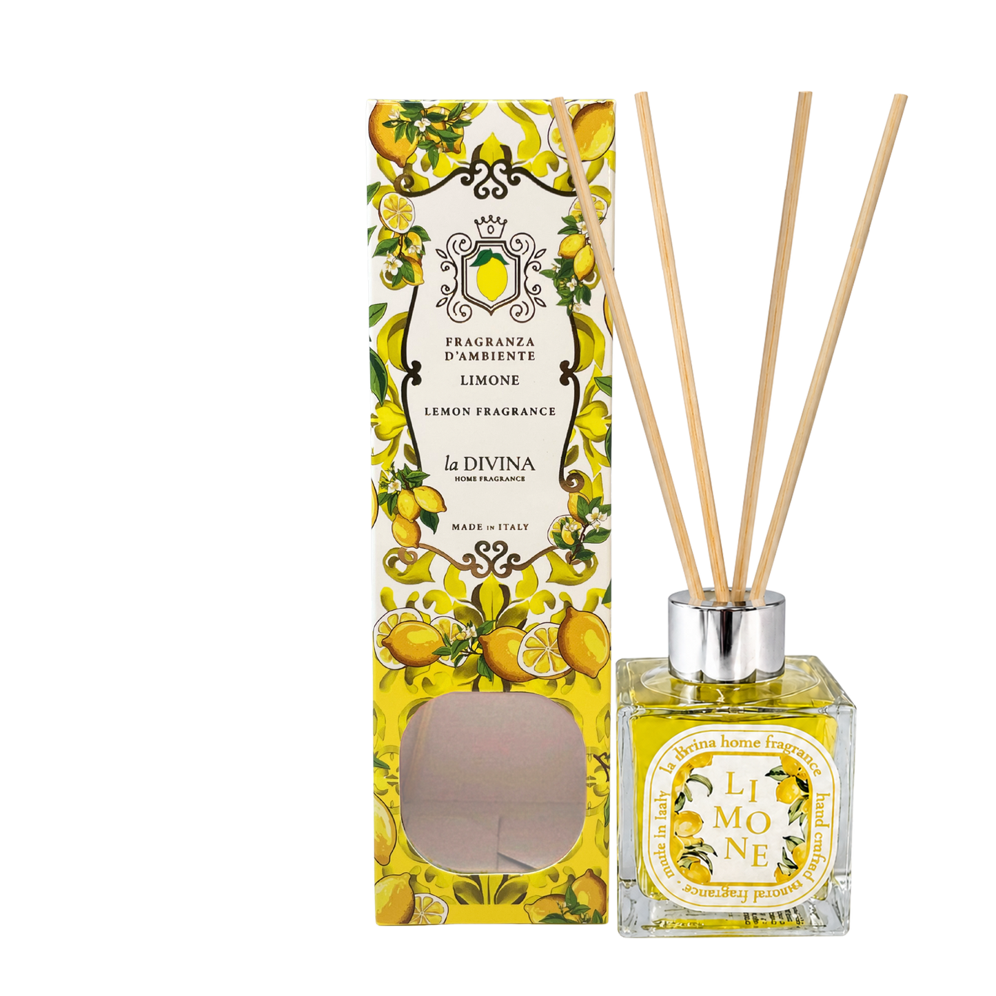 Diffusore a bastoncini per ambienti - LIMONE Home Fragrance - profumatore da 100 ml - DIFF3