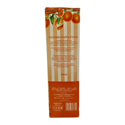 Diffusore a bastoncini per ambienti - PASTIERA NAPOLETANA Home Fragrance - profumatore da 100 ml - DIFF3