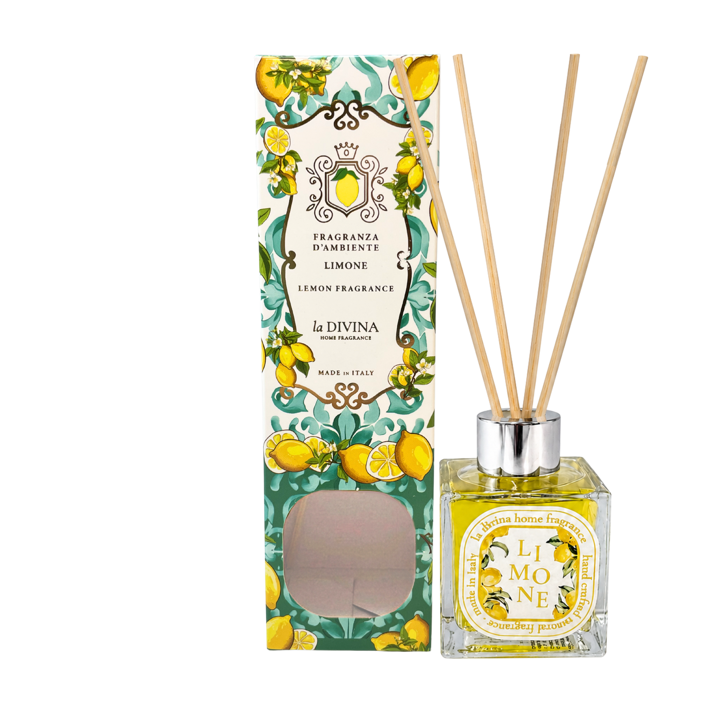 Diffusore a bastoncini per ambienti - LIMONE Home Fragrance - profumatore da 100 ml - DIFF3