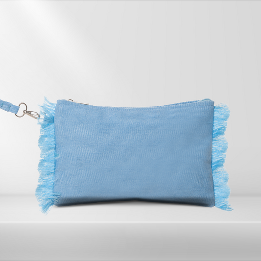 Canvas clutch bag - Pacific Pochette - 28x18 cm
