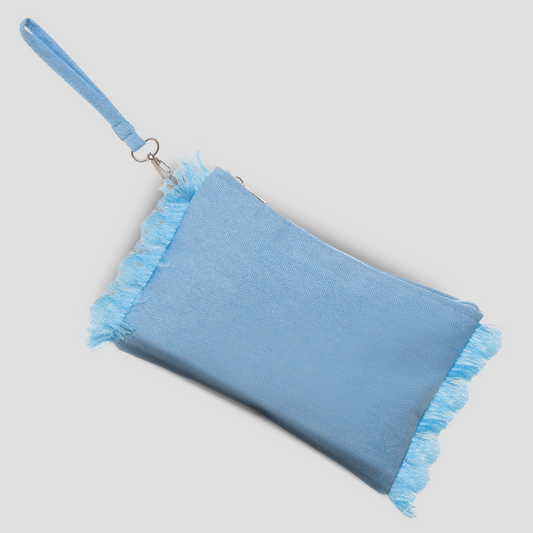 Canvas clutch bag - Pacific Pochette - 28x18 cm