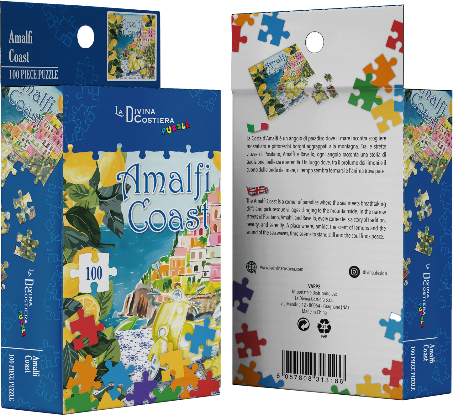 Puzzle 100 pezzi – AMALFI COAST - cod. VAR92 #2