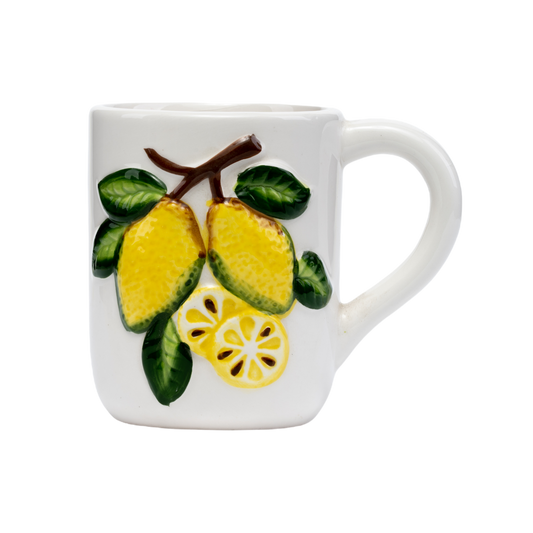 Tazza in ceramica con limoni 3D - SF08
