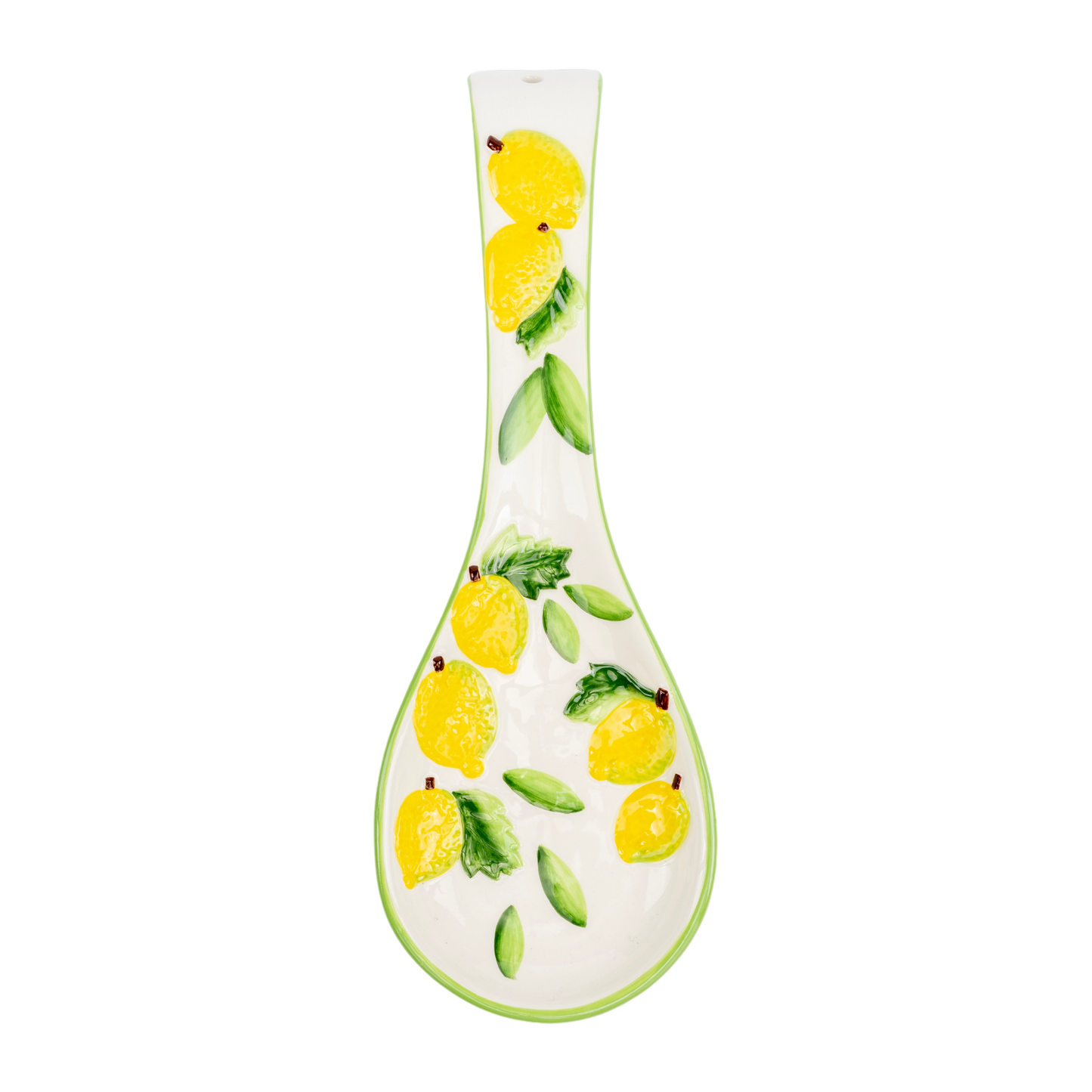 Poggiamestolo in Ceramica Decorato Limoni - SF101