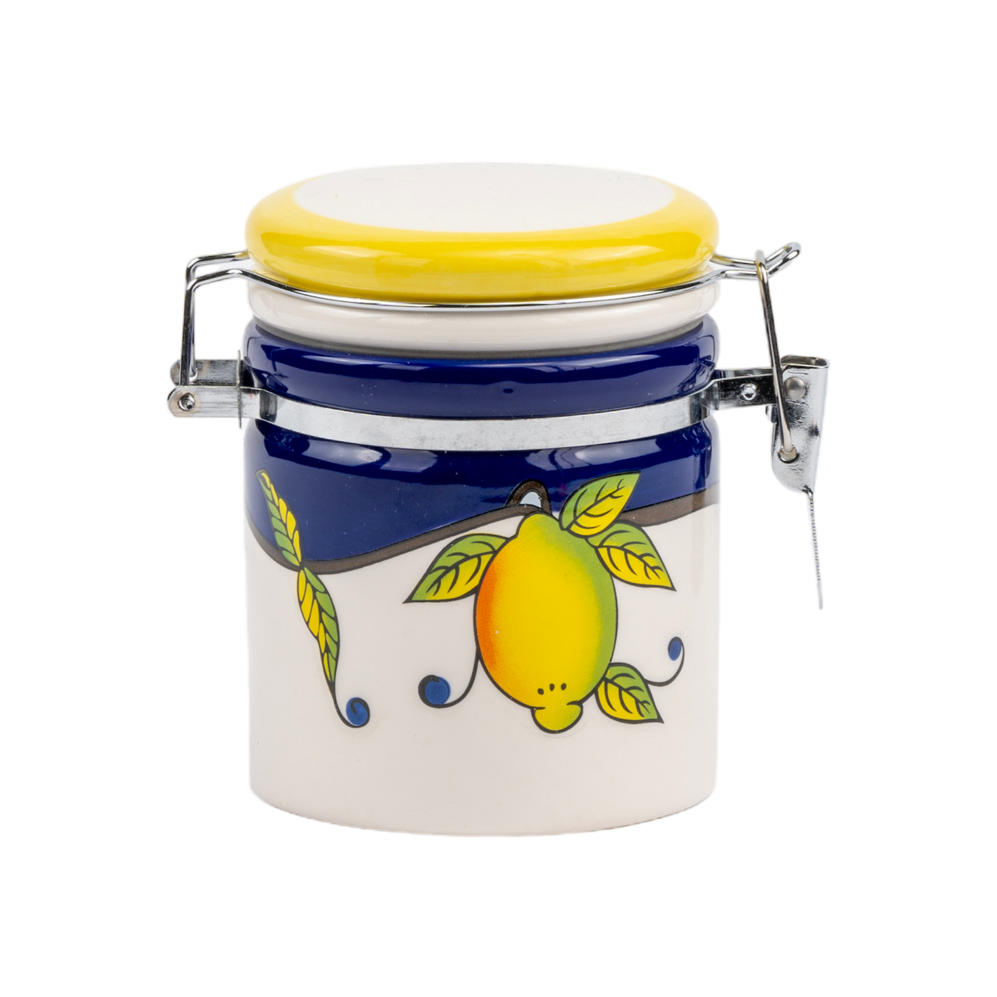 Barattolo ermetico in ceramica dipinto - SF103