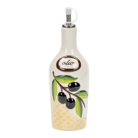 Oliera in Ceramica Olive con Versatore Salvagoccia – SF105