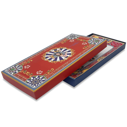 Box Ceramica luxury Trinacria Platter - 1 rectangular plate 30.5 cm