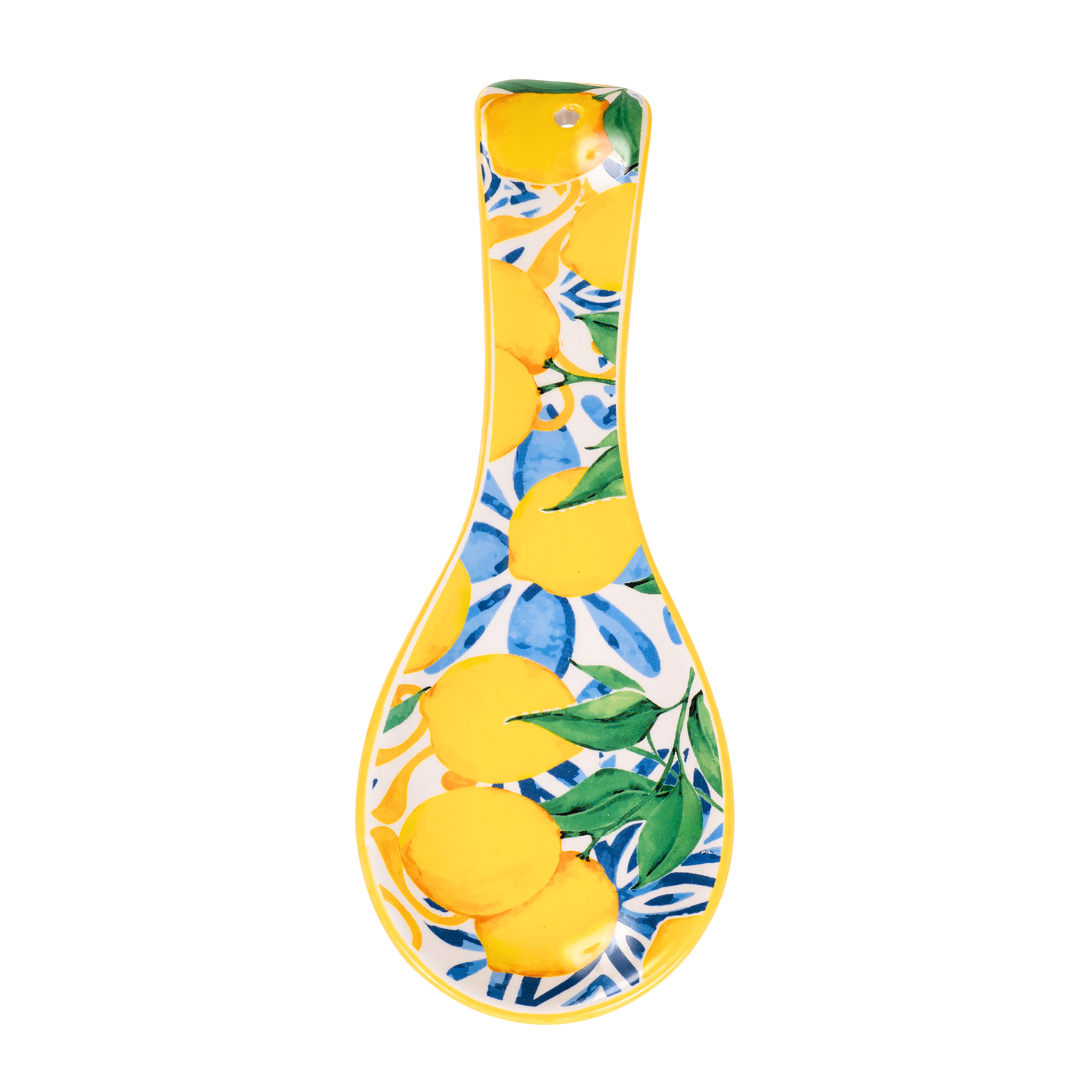 Poggiamestolo in ceramica con maioliche provenzali miste - SF177