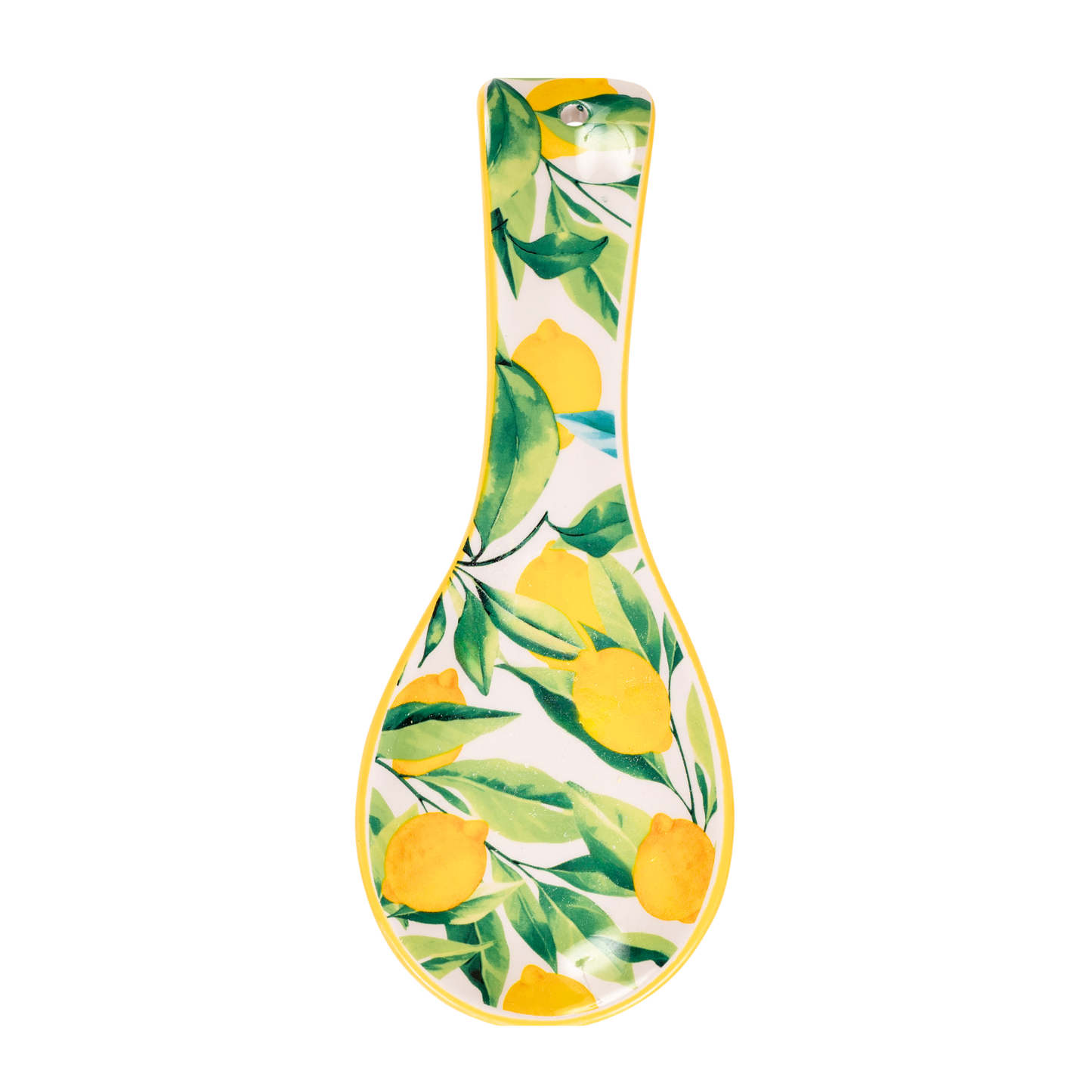 Poggiamestolo in ceramica con maioliche provenzali miste - SF177