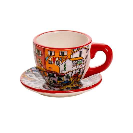 Tazzina da Caffè con Piattino Tiny Houses - SF188