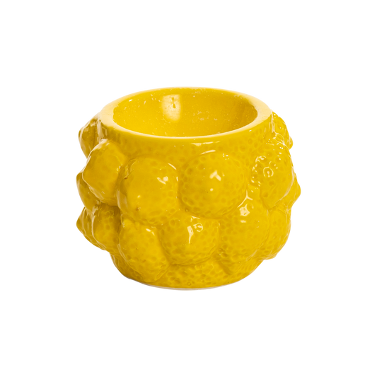 Vasetto in Ceramica con Limoni 3D - SF197