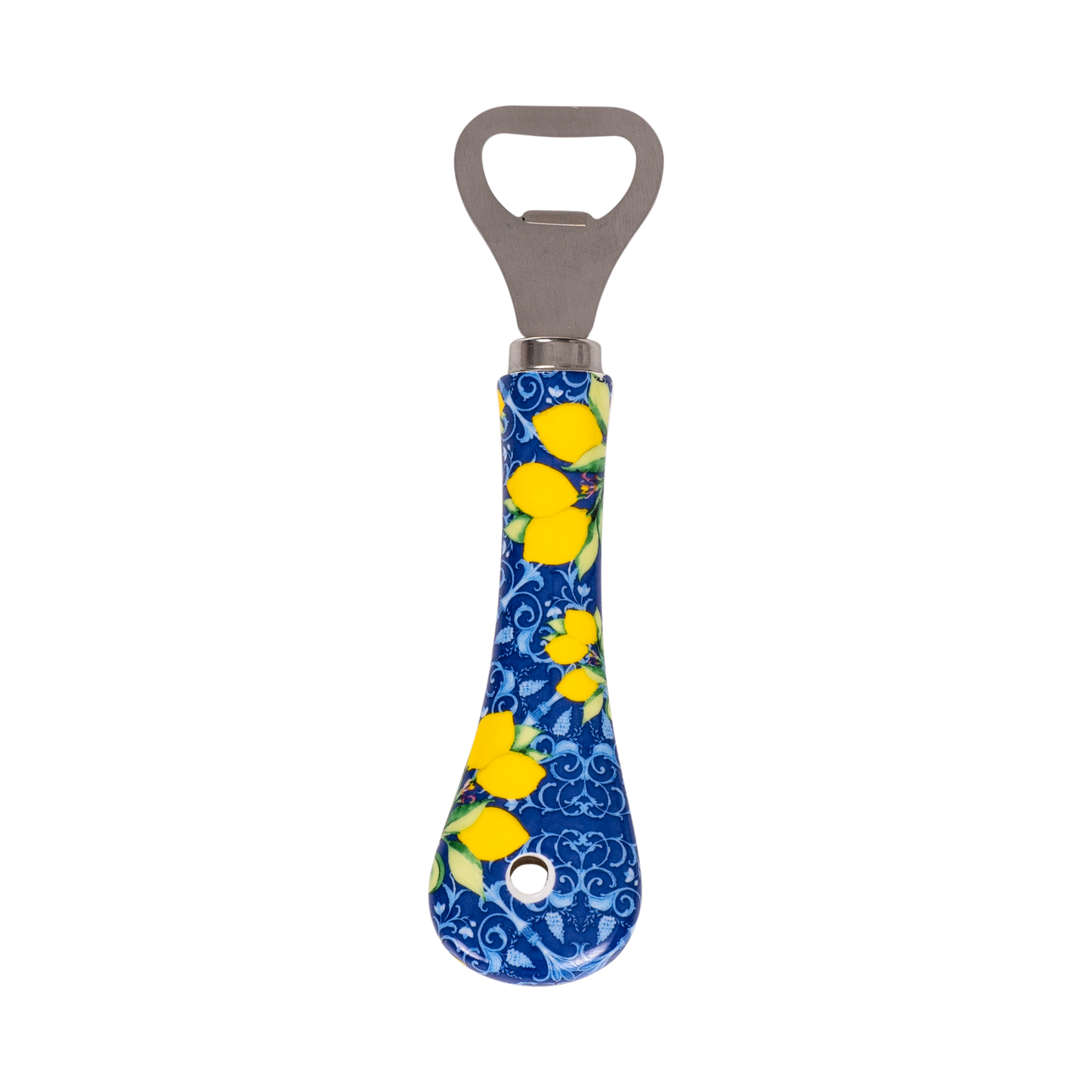 Apribottiglie in acciaio con manico in ceramica - SF207