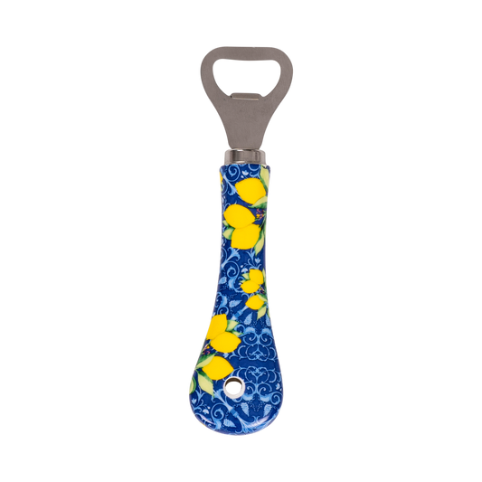 Apribottiglie in acciaio con manico in ceramica - SF207