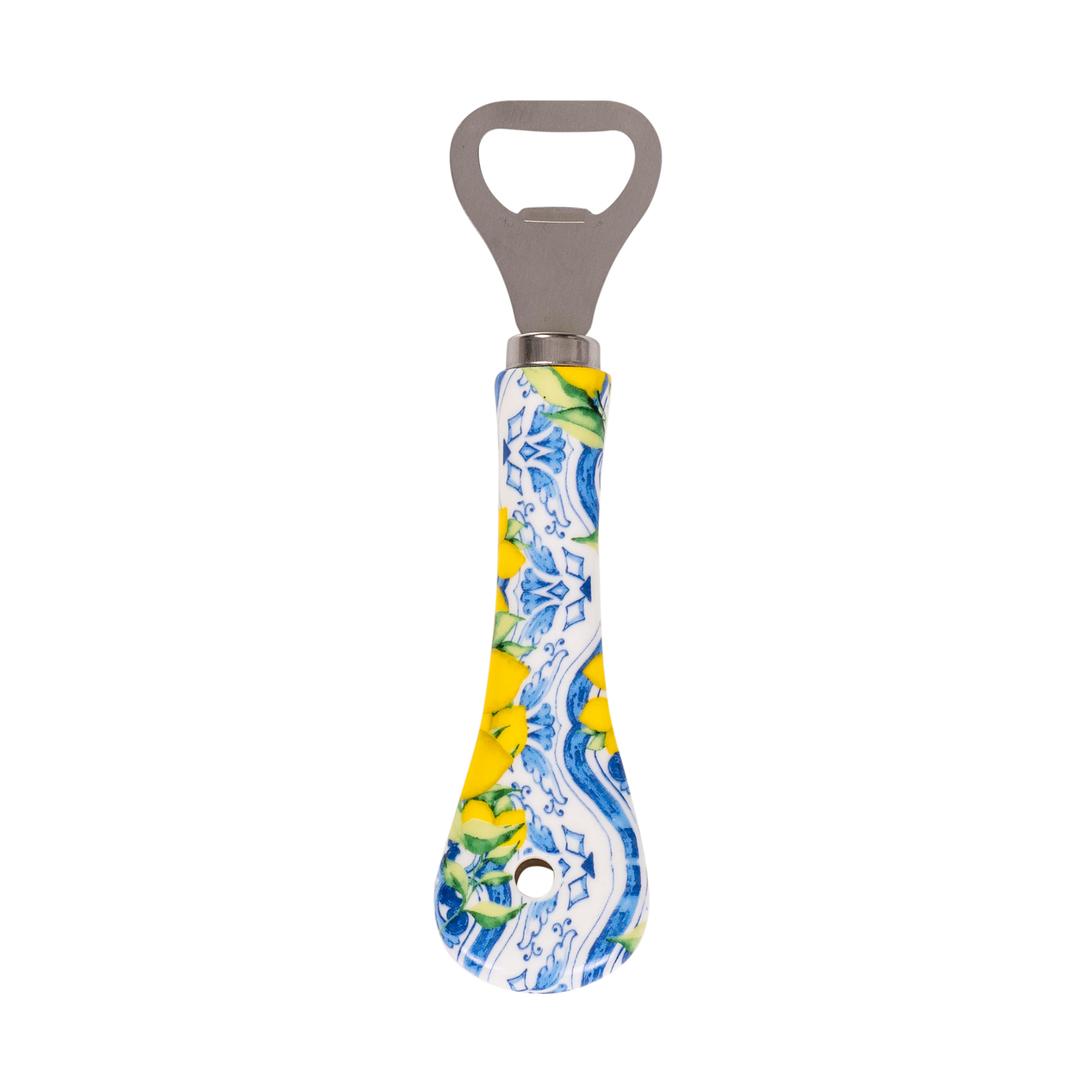 Apribottiglie in acciaio con manico in ceramica - SF207